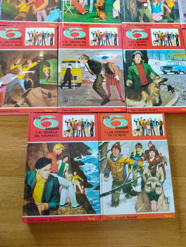 Colección libros "Los 6 amigos"