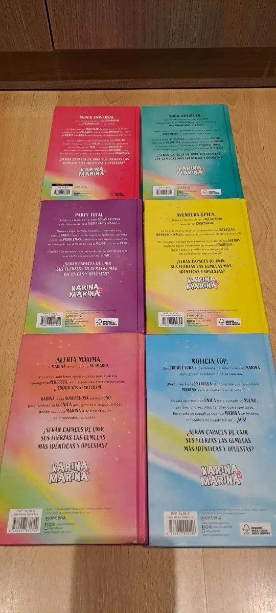 Colecion libros Karina & Marina