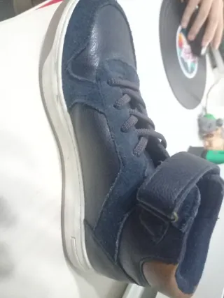 Stivaletti bimbo Okaidi pelle e camoscio