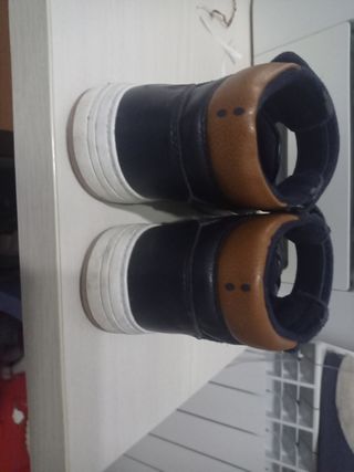 Stivaletti bimbo Okaidi pelle e camoscio