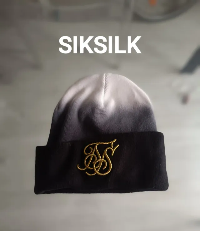 Gorro SikSilk degradado negro y blanco