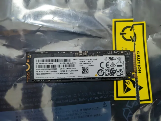 SSD Samsung 980 pro 1TB M.2 NVMe PCIe Gen 4