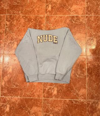 Sudadera Nude Project Azul Claro