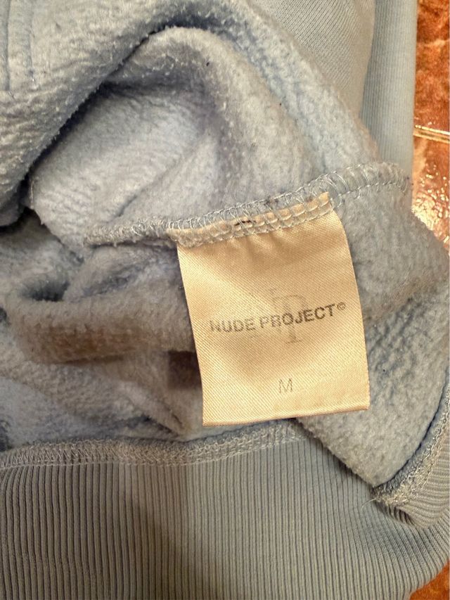 Sudadera Nude Project Azul Claro