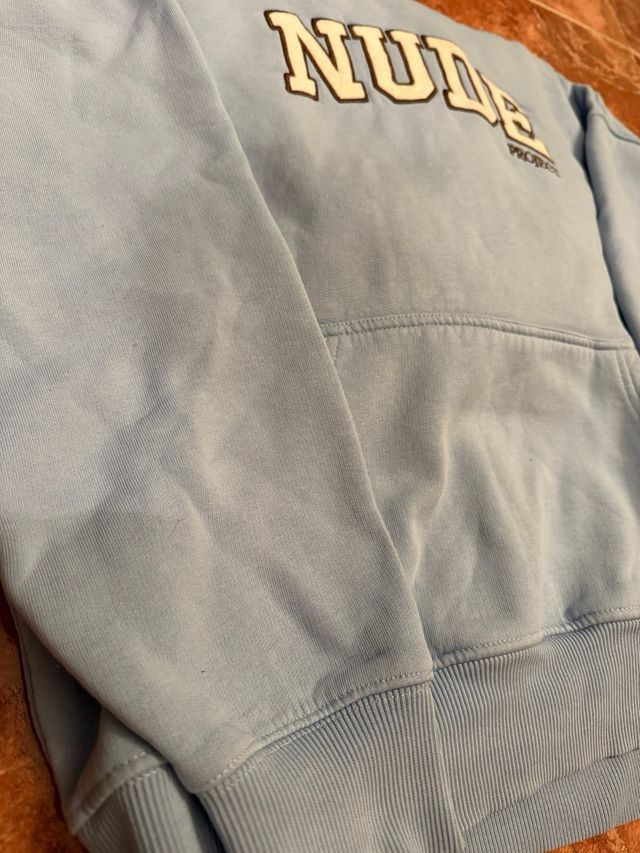 Sudadera Nude Project Azul Claro