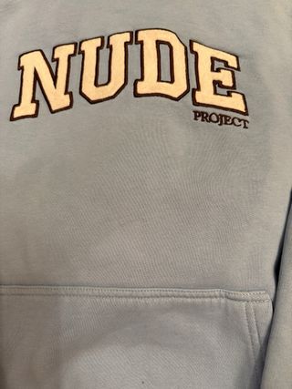 Sudadera Nude Project Azul Claro