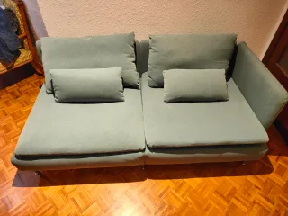 Sofá Ikea Soderhamn 2 plazas azul