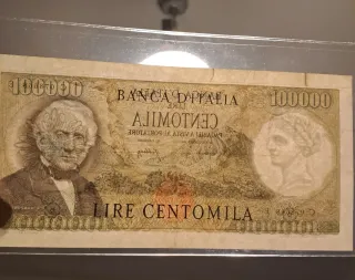 Banconota 100.000 Lire Manzoni R2
