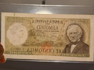 Banconota 100.000 Lire Manzoni R2