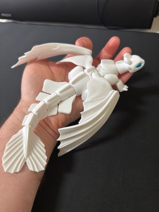 Figura Light Fury 3D Articulada