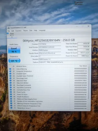 SSD M.2 SK Hynix 256 GB PCIe Gen 4