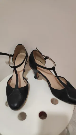 Zapatos de piel negros