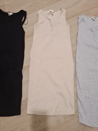 Lote 3 Vestidos Premamá H&M Talla S