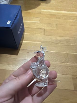 Figura Swarovski Canguro Cristal