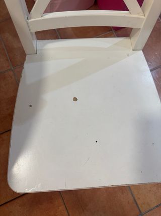 Tavolo e 6 sedie bianche