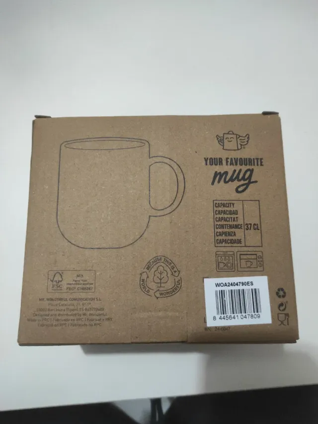 Taza Mr. Wonderful Contigo las risas son garantía