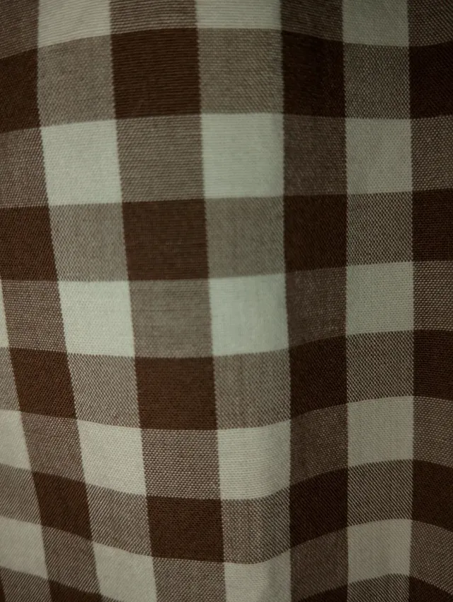 Camicia quadri marrone Zara uomo