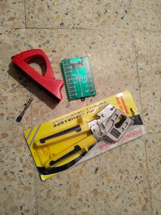 Crimpadora, Escofina, Placa de Objetivo