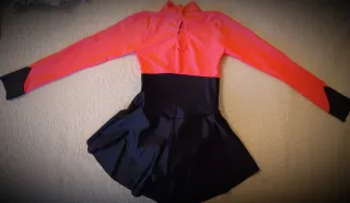 Maillot patinaje falda integrada Talla 14