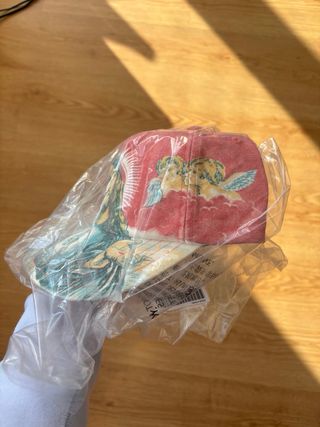 Gorra Supreme 5-Panel Jesus Roja