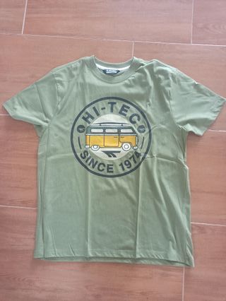 Camiseta HI-TEC Talla M Estampado Furgoneta