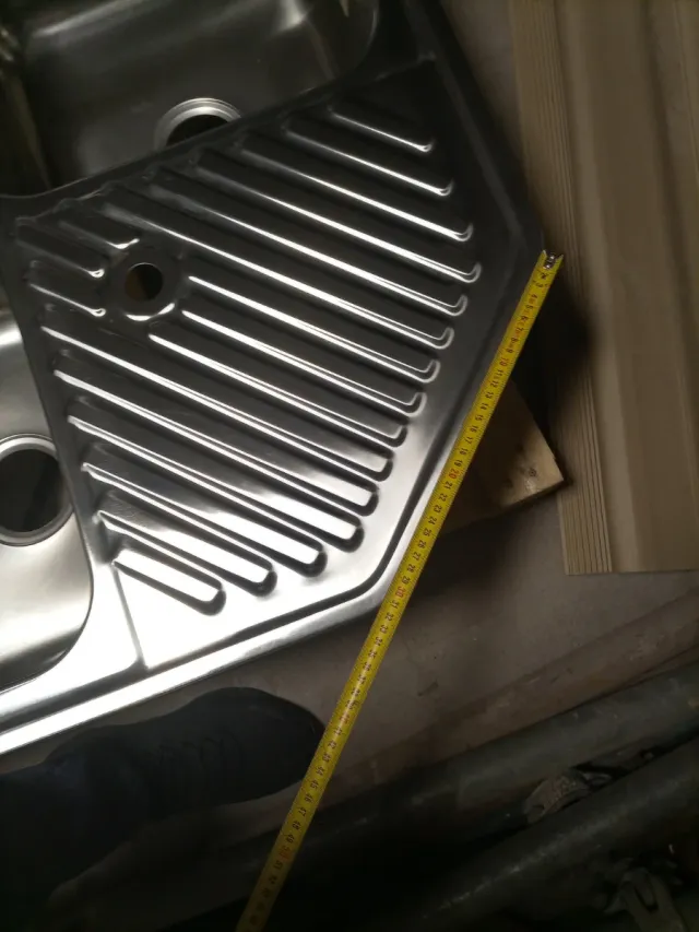 Fregadero de esquina doble