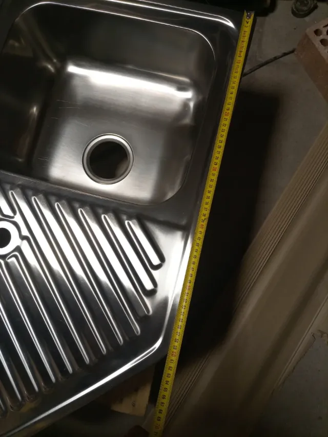 Fregadero de esquina doble