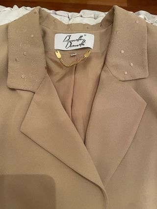 Traje mujer Talla 44 Beige