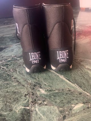 Scarpe da Box Leone Nere Rosse