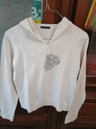 Felpa leggera Sisley con cappuccio taglia XS