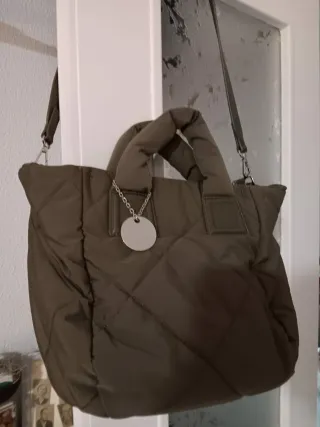 Bolso acolchado verde