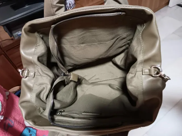 Bolso acolchado verde