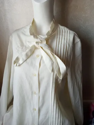 Camicia con fiocco - Vintage