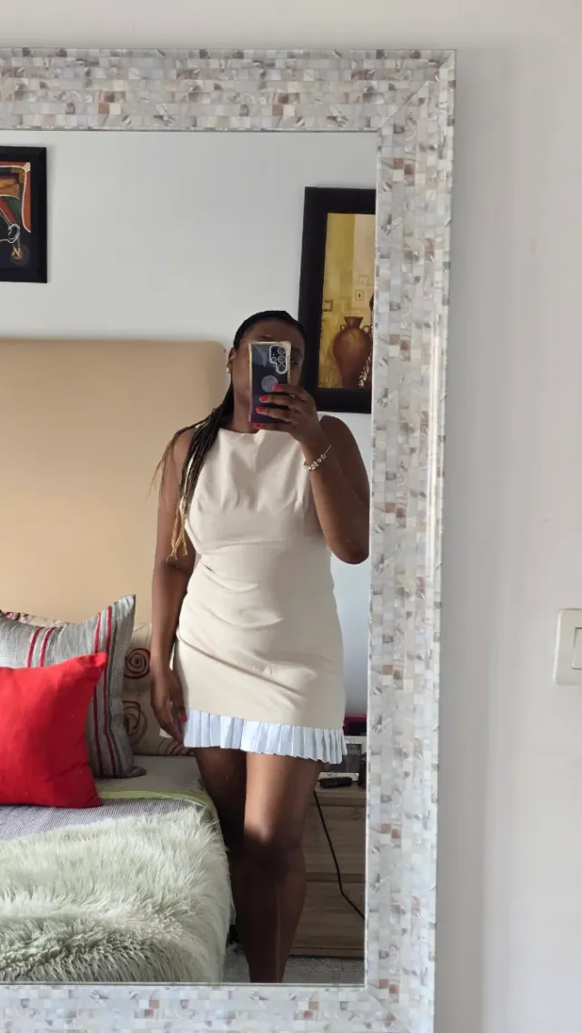 Vestido Zara Mini Volantes Talla XL