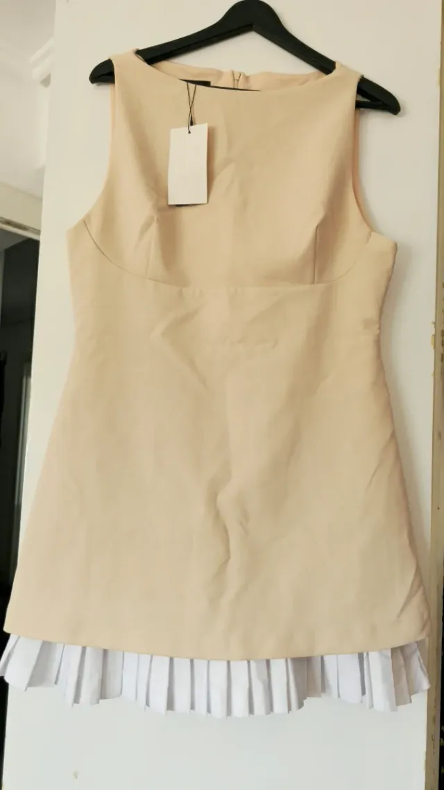 Vestido Zara Mini Volantes Talla XL