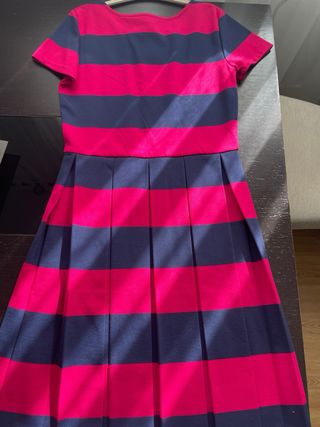 Vestido Polo Ralph Lauren Rayas Azul y Rosa.