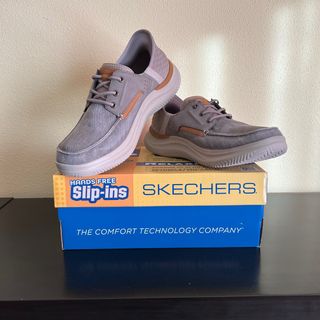 Zapatillas Skechers Slip-ins Niko Marrón/Gris