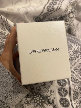 Reloj Emporio Armani Mujer Plata y Gris