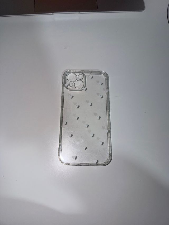 Custodia iPhone 13 Cuori Bianchi