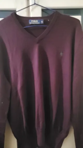 Jersey Polo Ralph Lauren burdeos  Talla M
