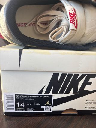 Nike Air Jordan 1 Low Nigel Sylvester Bike 48.5