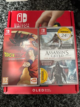 Nintendo Switch + Funda + Juegos