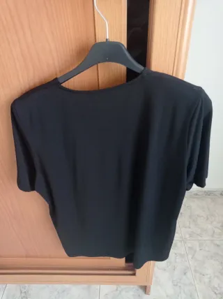 Jersey manga corta negro