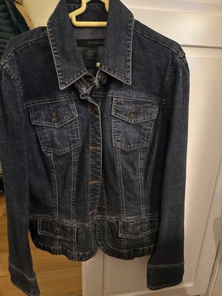 Cazadora tejana Calvin Klein azul marino Talla M