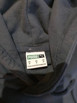 Sudadera Puma Manga Corta Verde M Ref-12500