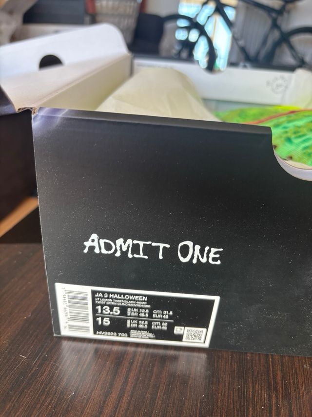 Nike Ja 3 Zombie Verde y Amarillo