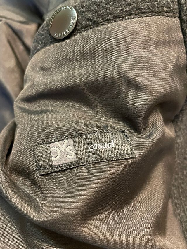 Giubbotto uomo grigio con pelliccia