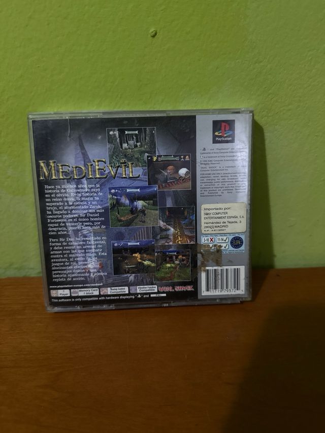 Juego MediEvil PS1 PAL