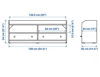 Mueble TV Ikea Blanco