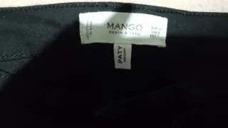 Pantalones skinny negros Mango Talla 34